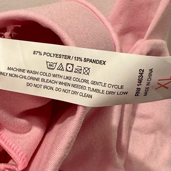 NWT Set Catherine Malandrino Pink Athletic Top & Shorts - Picture 5 of 6